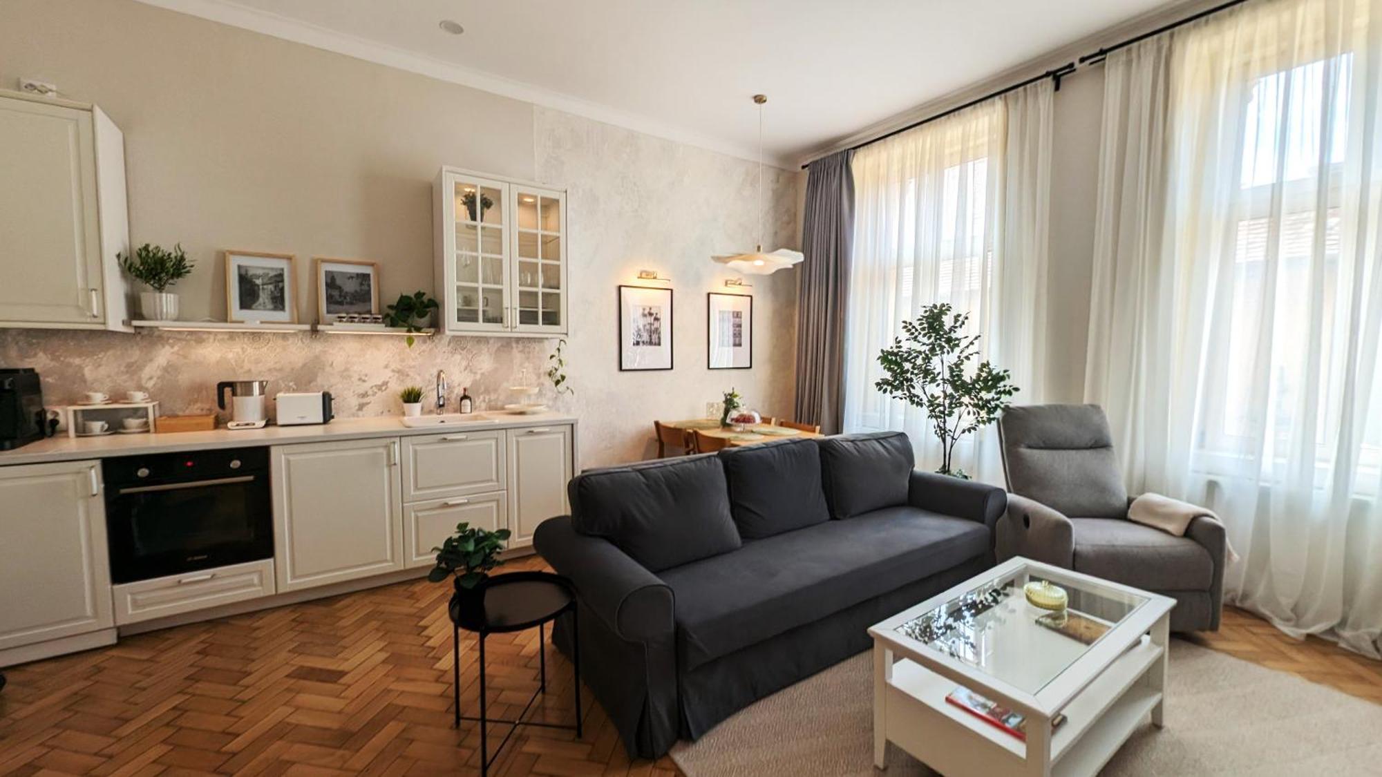 Apartment In Historic Center, Quiet Area, Ac Nagyszeben Kültér fotó