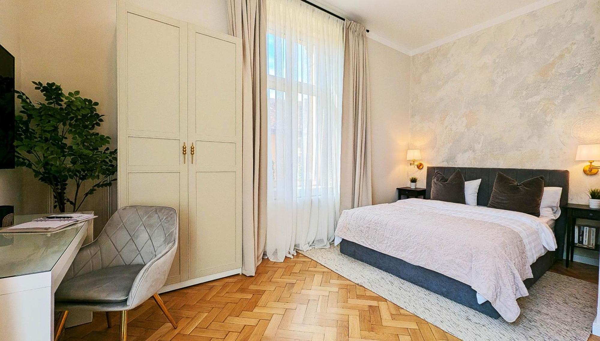 Apartment In Historic Center, Quiet Area, Ac Nagyszeben Kültér fotó